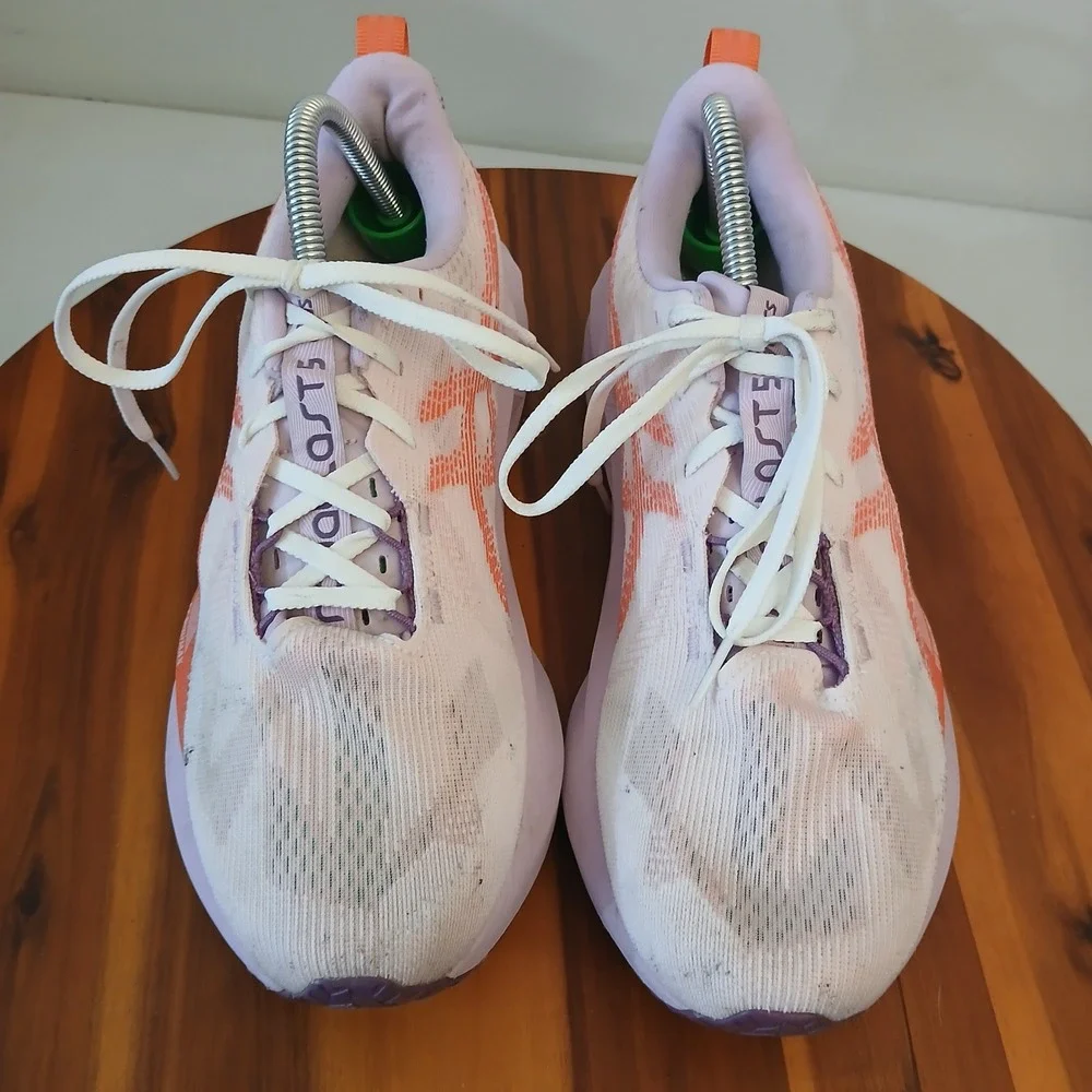 ASICS Novablast 5 Womens 10 Pink Orange FF Blast Running Shoes Mesh 1012B765